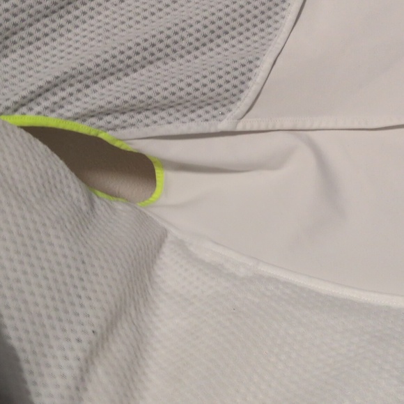 Brooks Running Womens Running Vest Size L White And Gray And Neon Yellow - Picture 5 of 7